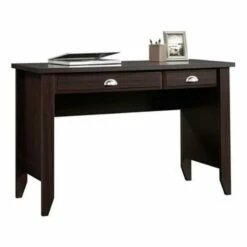 Catania Modern / Contemporary Modern Wood Computer Desk In Jamocha Wood