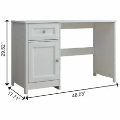 Boahaus Jeonju Modern White Computer Desk -CYMAX Sales 2742456 6 L