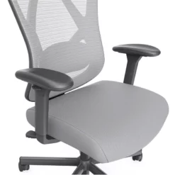 Bowery Hill Metal And Mesh Adjustable Office Chair In Gray Finish 26 Bowery Hill Metal And Mesh Adjustable Office Chair In Gray Finish -CYMAX Sales 2743591 10 L