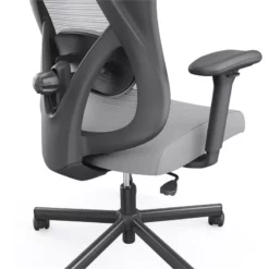 Bowery Hill Metal And Mesh Adjustable Office Chair In Gray Finish 29 Bowery Hill Metal And Mesh Adjustable Office Chair In Gray Finish -CYMAX Sales 2743591 13 L
