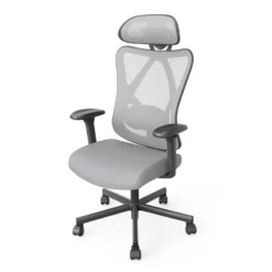Bowery Hill Metal And Mesh Adjustable Office Chair In Gray Finish 24 Bowery Hill Metal And Mesh Adjustable Office Chair In Gray Finish -CYMAX Sales 2743591 8 L