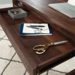 Sauder Clifford Place Engineered Wood Executive Desk In Grand Walnut 31 Sauder Clifford Place Engineered Wood Executive Desk In Grand Walnut -CYMAX Sales 2743855 12 L