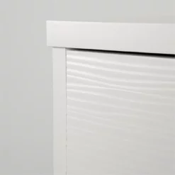 Urbanpro Mid-Century 59.5"W Engineered Wood Desk In White/Gold Finish -CYMAX Sales 2746116 3 L