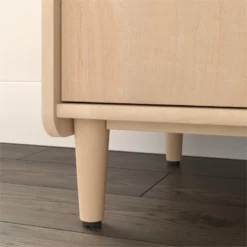 Pemberly Row Engineered Wood Credenza In Natural Maple Finish -CYMAX Sales 2747651 9 L