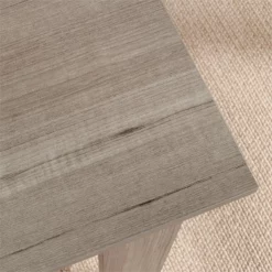 Pemberly Row Engineered Wood Writing Desk In Silver Sycamore/Brown -CYMAX Sales 2747685 4 L