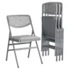 Pemberly Row Modern Ultra Comfort Folding Chair In Gray (4-pack) 1 Pemberly Row Modern Ultra Comfort Folding Chair In Gray (4-pack) -CYMAX Sales 2748330 L