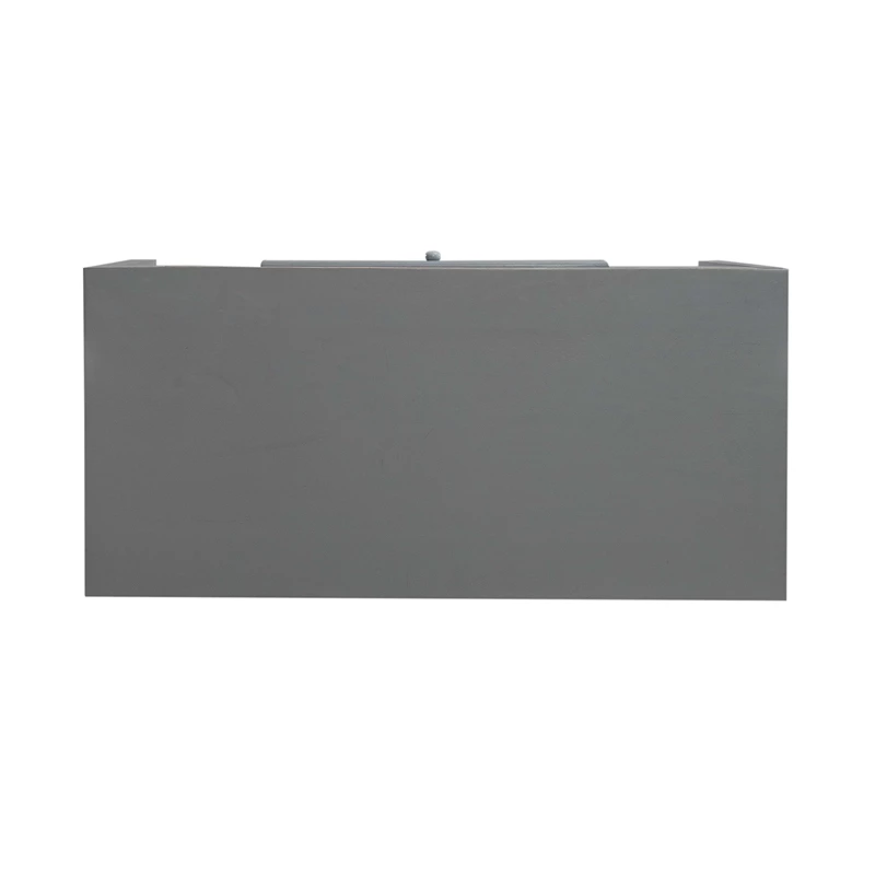 Trellis Lane 1-Drawer Wood Accent Writing Desk In Gray 8 Trellis Lane 1-Drawer Wood Accent Writing Desk In Gray - Image 6