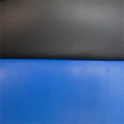 Poundex Furniture Faux Leather Office Chair In Black And Blue -CYMAX Sales 2750687 5 L