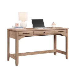 UrbanPro Modern Engineered Wood Writing Desk In Brushed Oak Finish -CYMAX Sales 2753553 2 L