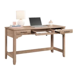 UrbanPro Modern Engineered Wood Writing Desk In Brushed Oak Finish -CYMAX Sales 2753553 3 L