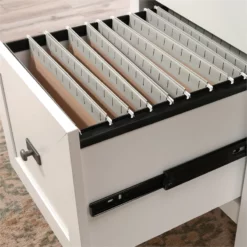 UrbanPro Modern Engineered Wood Executive Desk In White Finish -CYMAX Sales 2753572 12 L