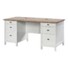 UrbanPro Modern Engineered Wood Executive Desk In White Finish -CYMAX Sales 2753572 15 L