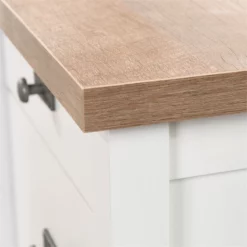 UrbanPro Modern Engineered Wood Executive Desk In White Finish -CYMAX Sales 2753572 8 L