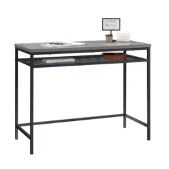 UrbanPro Modern Engineered Wood Writing Desk In Slate Gray Finish -CYMAX Sales 2753586 2 L