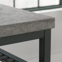 UrbanPro Modern Engineered Wood Writing Desk In Slate Gray Finish -CYMAX Sales 2753586 6 L