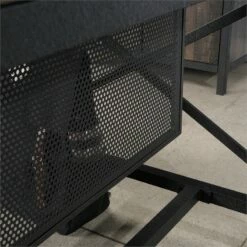 UrbanPro Engineered Wood / Metal 72x30 Table Desk In Carbon Oak -CYMAX Sales 2753601 10 L