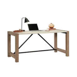 UrbanPro Engineered Wood Executive Desk In Brushed Oak Finish 15 UrbanPro Engineered Wood Executive Desk In Brushed Oak Finish -CYMAX Sales 2753602 1 L