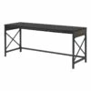 UrbanPro Engineered Wood 72"x24" Table Desk In Carbon Oak Finish -CYMAX Sales 2753608 10 L