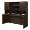 UrbanPro Engineered Wood 72"x24" Desk With Hutch Bundle In Noble Elm / Brown -CYMAX Sales 2753622 9 L