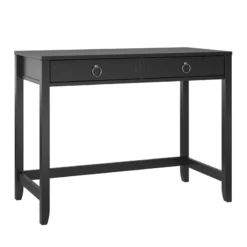 Ameriwood Home Novogratz Her Majesty Engineered Wood Writing Desk In Black