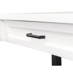 Modern Electric Sit/Stand L-Desk And Return Height Wood Desk White -CYMAX Sales 2760066 8 L