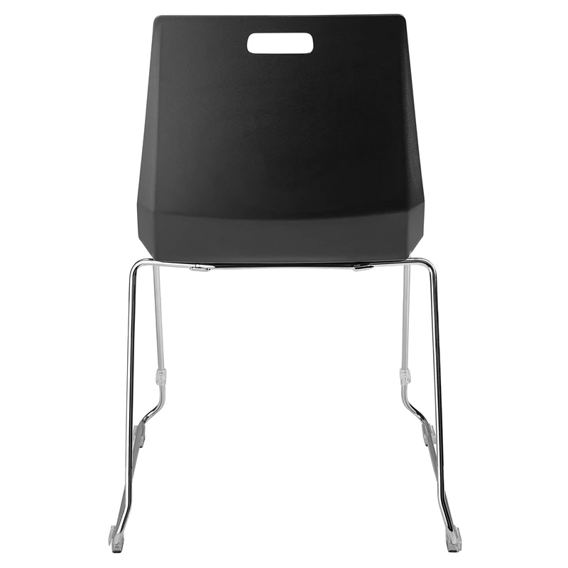 NPS Luvraflex Chair Black Poly Back And Seat Chrome Frame 5 NPS Luvraflex Chair Black Poly Back And Seat Chrome Frame - Image 3