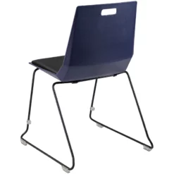 NPS Luvraflex Chair Blue Poly Back And Black Padded Seat -CYMAX Sales 2761975 2 L