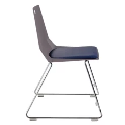 NPS Luvraflex Chair Charcoal Poly Back And Blue Padded Seat 9 NPS Luvraflex Chair Charcoal Poly Back And Blue Padded Seat -CYMAX Sales 2761978 1 L