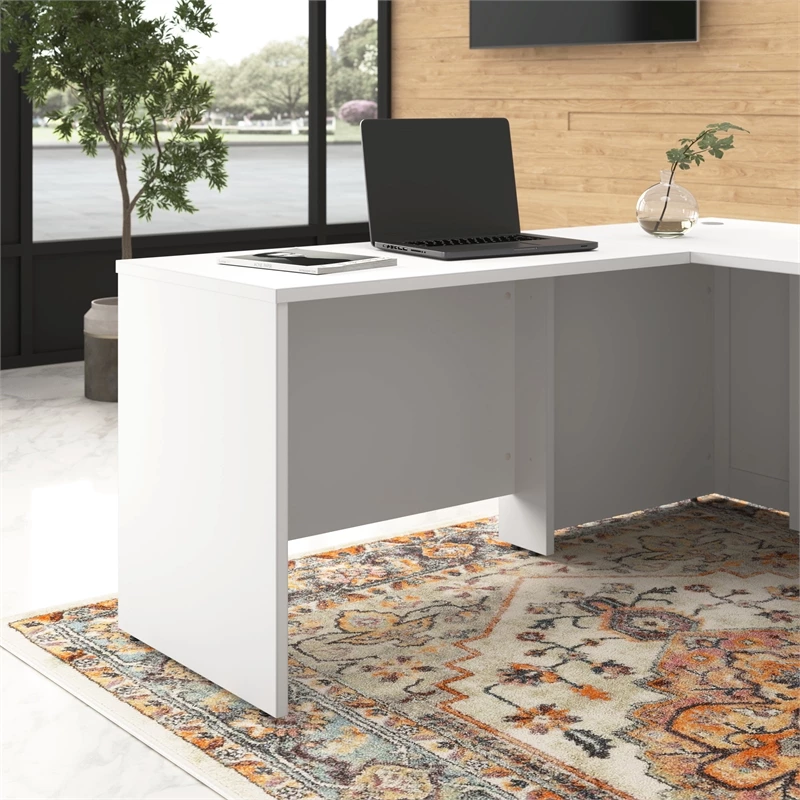 Hampton Heights 42W Desk Return In White - Engineered Wood 10 Hampton Heights 42W Desk Return In White - Engineered Wood - Image 8