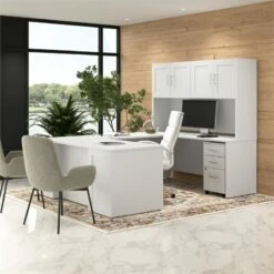 Hampton Heights 42W Desk Return In White - Engineered Wood 14 Hampton Heights 42W Desk Return In White - Engineered Wood -CYMAX Sales 2764052 2 L