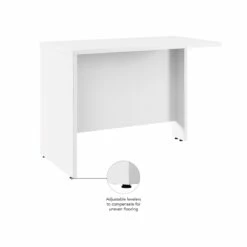 Hampton Heights 42W Desk Return In White - Engineered Wood 16 Hampton Heights 42W Desk Return In White - Engineered Wood -CYMAX Sales 2764052 3 L