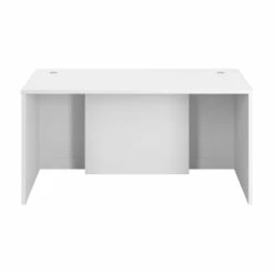 Hampton Heights 60W X 30D Executive Desk In White - Engineered Wood -CYMAX Sales 2764077 4 L