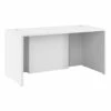 Hampton Heights 60W X 30D Executive Desk In White - Engineered Wood -CYMAX Sales 2764077 L