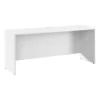Hampton Heights 72W X 24D Credenza Desk In White - Engineered Wood -CYMAX Sales 2764080 L