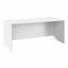 Hampton Heights 72W X 30D Office Desk In White - Engineered Wood -CYMAX Sales 2764081 L