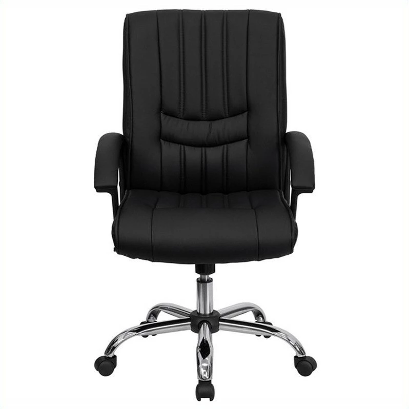 Pemberly Row Contemporary Mid Back Manager's Office Chair In Black 3 Pemberly Row Contemporary Mid Back Manager's Office Chair In Black