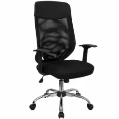 Pemberly Row High Back Mesh Office Chair With Mesh Fabric Seat -CYMAX Sales 2773959 1 L
