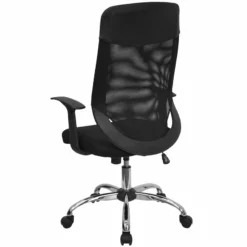 Pemberly Row High Back Mesh Office Chair With Mesh Fabric Seat -CYMAX Sales 2773959 4 L