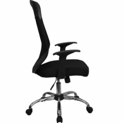 Pemberly Row High Back Mesh Office Chair With Mesh Fabric Seat -CYMAX Sales 2773959 6 L