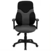 Pemberly Row High Back Mesh Office Swivel Chair In Black And Gray -CYMAX Sales 2773960 L
