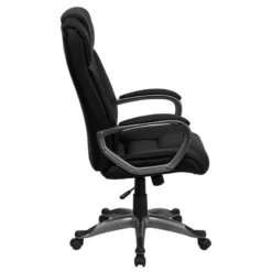 Pemberly Row Contemporary Comfortable Office Chair In Black With Arms -CYMAX Sales 2773966 2 L