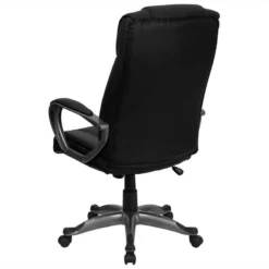 Pemberly Row Contemporary Comfortable Office Chair In Black With Arms -CYMAX Sales 2773966 3 L