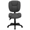 Pemberly Row Contemporary Mid Back Ergonomic Office Swivel Chair In Gray -CYMAX Sales 2773968 L