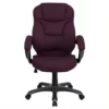 Pemberly Row High Back Microfiber Upholstered Office Chair In Grape 2 Pemberly Row High Back Microfiber Upholstered Office Chair In Grape -CYMAX Sales 2773972 L