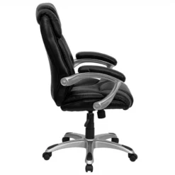 Pemberly Row Contemporary Office Executive Office Chair In Black -CYMAX Sales 2773981 2 L