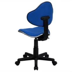 Pemberly Row Contemporary Modern Ergonomic Office Swivel Chair In Blue -CYMAX Sales 2774012 3 L