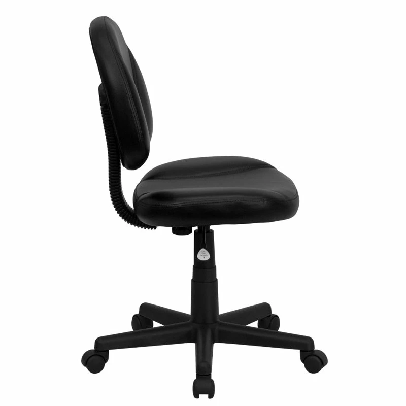 Pemberly Row Contemporary Ergonomic Office Swivel Chair In Black 6 Pemberly Row Contemporary Ergonomic Office Swivel Chair In Black - Image 4