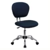 Pemberly Row Contemporary Mid-Back Mesh Office Swivel Chair In Navy 2 Pemberly Row Contemporary Mid-Back Mesh Office Swivel Chair In Navy -CYMAX Sales 2774015 L