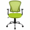Pemberly Row Contemporary Mid Back Mesh Office Chair In Green -CYMAX Sales 2774030 L