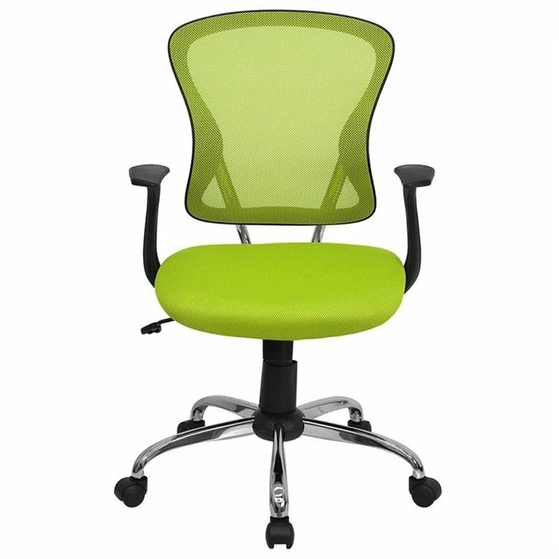 Pemberly Row Contemporary Mid Back Mesh Office Chair In Green 3 Pemberly Row Contemporary Mid Back Mesh Office Chair In Green